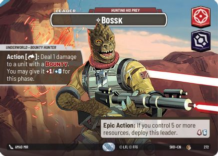 {SW-SH}Bossk - Hunting His Prey (Showcase) (272) [Shadows of the Galaxy]