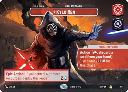 {SW-SH}Kylo Ren - Rash and Deadly (Showcase) (273) [Shadows of the Galaxy]