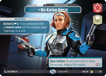 {SW-SH}Bo-Katan Kryze - Princess in Exile (Showcase) (274) [Shadows of the Galaxy]