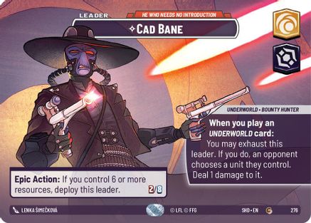 {SW-SH}Cad Bane - He Who Needs No Introduction (Showcase) (276) [Shadows of the Galaxy]