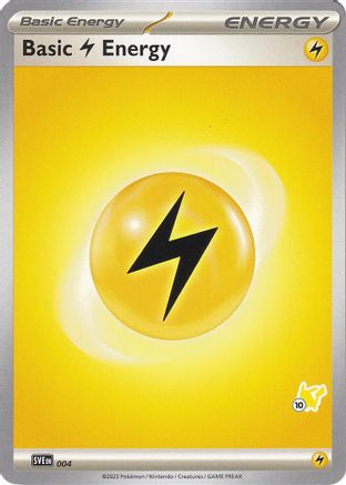 [PKM BE] Basic Lightning Energy (004) (Pikachu Stamp #10) [Battle Academy 2024]
