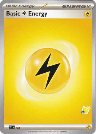 [PKM BE] Basic Lightning Energy (004) (Pikachu Stamp #22) [Battle Academy 2024]