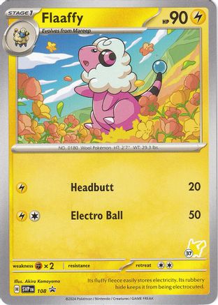 [PKM] Flaaffy (108) (Pikachu Stamp #37) [Battle Academy 2024]
