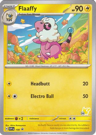[PKM] Flaaffy (108) (Pikachu Stamp #53) [Battle Academy 2024]