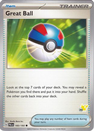 [PKM] Great Ball (183/193) (Pikachu Stamp #49) [Battle Academy 2024]