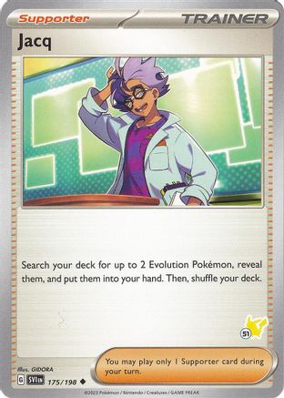 [PKM] Jacq (175/198) (Pikachu Stamp #51) [Battle Academy 2024]