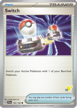 [PKM] Switch (194/198) (Pikachu Stamp #36) [Battle Academy 2024]