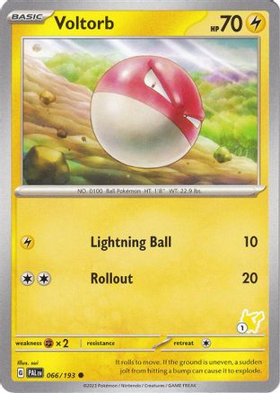 [PKM] Voltorb (066/193) (Pikachu Stamp #1) [Battle Academy 2024]