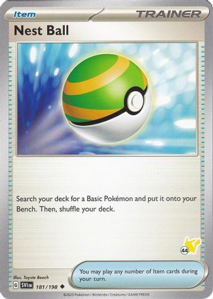 [PKM] Nest Ball (181/198) (Pikachu Stamp #44) [Battle Academy 2024]