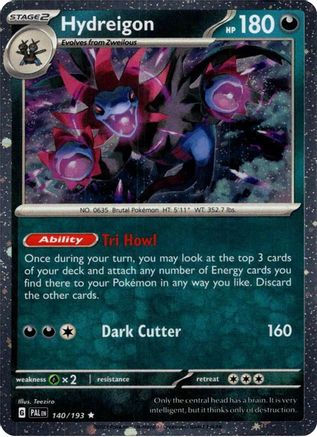 [PKM] Hydreigon (140/193) (Cosmo Holo) [Scarlet & Violet: Paldea Evolved]