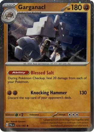 [PKM] Garganacl (123/193) (Cosmo Holo) [Scarlet & Violet: Paldea Evolved]