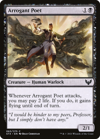 {C} Arrogant Poet [Strixhaven: School of Mages][STX 063]