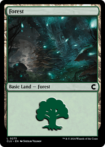 {B} Forest (0273) [Ravnica: Clue Edition][CLU 273]