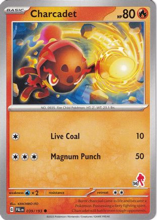 [PKM] Charcadet (039/193) (Armarouge Stamp #56) [Battle Academy 2024]