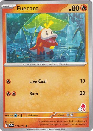 [PKM] Fuecoco (023/182) (Armarouge Stamp #1) [Battle Academy 2024]