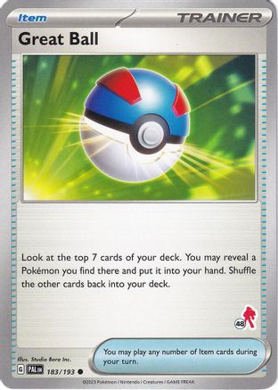 [PKM] Great Ball (183/193) (Armarouge Stamp #48) [Battle Academy 2024]