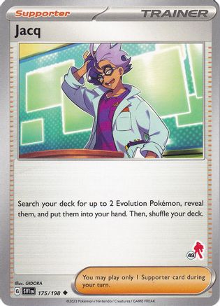 [PKM] Jacq (175/198) (Armarouge Stamp #49) [Battle Academy 2024]
