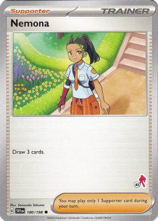 [PKM] Nemona (180/198) (Armarouge Stamp #41) [Battle Academy 2024]