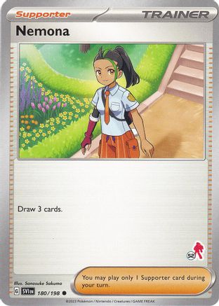 [PKM] Nemona (180/198) (Armarouge Stamp #52) [Battle Academy 2024]