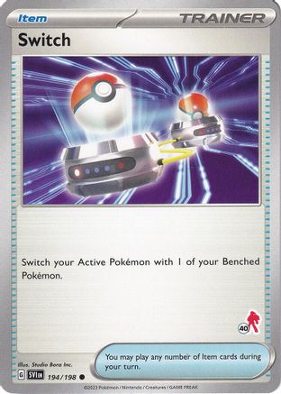 [PKM] Switch (194/198) (Armarouge Stamp #40) [Battle Academy 2024]