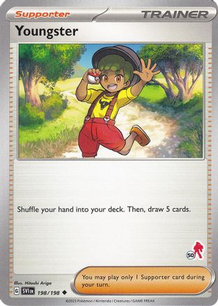 [PKM] Youngster (198/198) (Armarouge Stamp #50) [Battle Academy 2024]