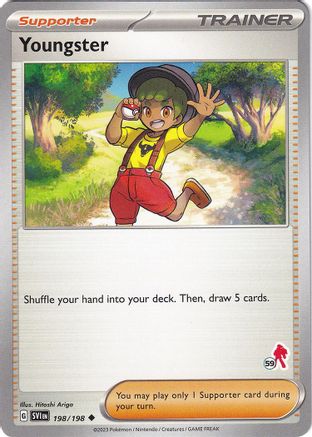 [PKM] Youngster (198/198) (Armarouge Stamp #59) [Battle Academy 2024]