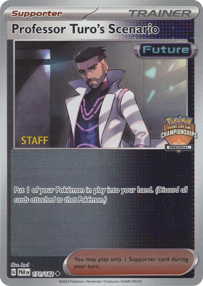 [PKM] Professor Turo's Scenario (171/182) (2023 Regional Championships Staff) [League & Championship Cards]