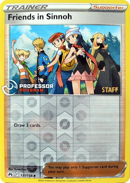 [PKM] Friends in Sinnoh (131/159) (2023 Staff) [Professor Program Promos]