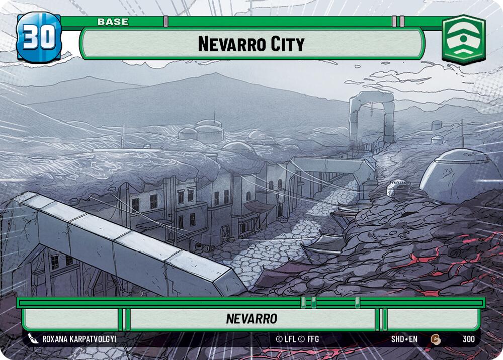 {SW-B}Nevarro City // Shield (Hyperspace) (300 // T04) [Shadows of the Galaxy]