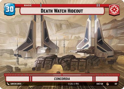 {SW-B}Death Watch Hideout // Shield (Hyperspace) (301 // T04) [Shadows of the Galaxy]