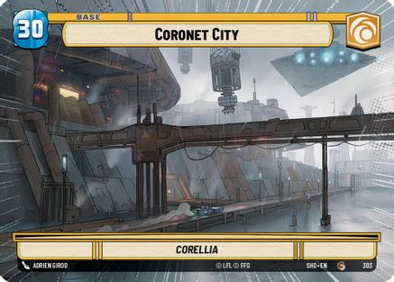 {SW-B}Coronet City // Shield (Hyperspace) (303 // T04) [Shadows of the Galaxy]