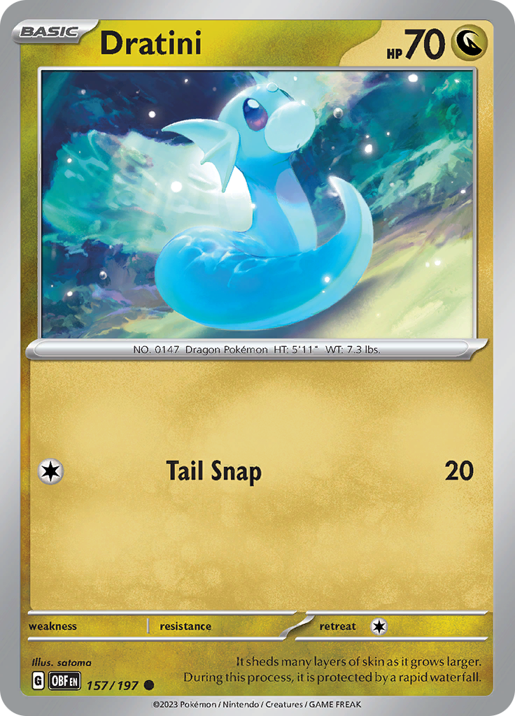 [PKM-C] Dratini (157/197) [Scarlet & Violet: Obsidian Flames]