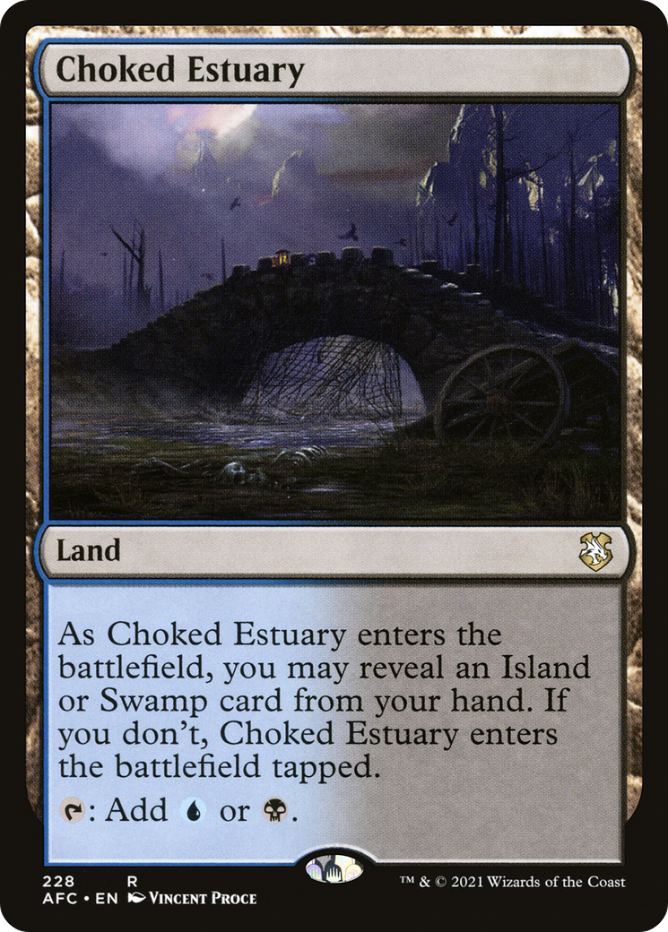 {R} Choked Estuary [Dungeons & Dragons: Adventures in the Forgotten Realms Commander][AFC 228]