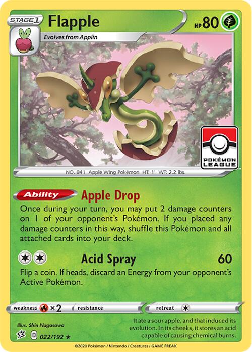 [PKM] Flapple (022/192) (2024 League Promo) [League & Championship Cards]