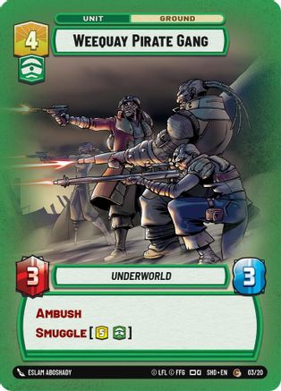 {SW-C}Weequay Pirate Gang (03/20) [Shadows of the Galaxy Weekly Play Promo]