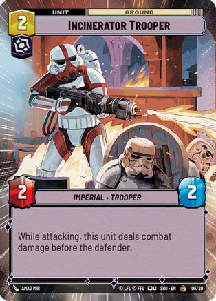{SW-R}Incinerator Trooper (Hyperspace) (06/20) [Shadows of the Galaxy Weekly Play Promo]