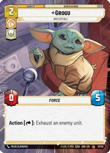{SW-R}Grogu - Irresistible (Hyperspace) (07/20) [Shadows of the Galaxy Weekly Play Promo]