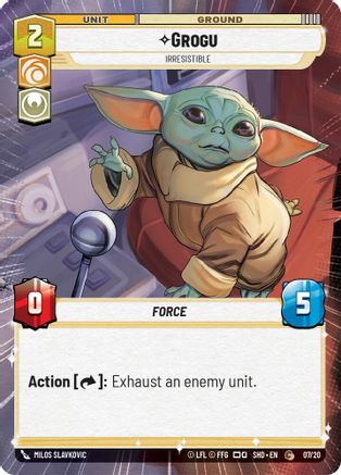 {SW-R}Grogu - Irresistible (Hyperspace) (07/20) [Shadows of the Galaxy Weekly Play Promo]
