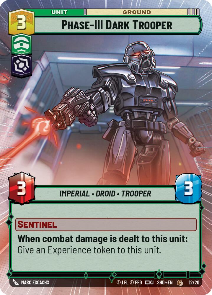 {SW-R}Phase-III Dark Trooper (Hyperspace) (12/20) [Shadows of the Galaxy Weekly Play Promo]