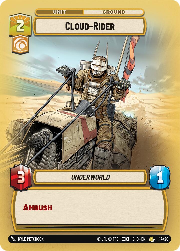 {SW-C}Cloud-Rider (14/20) [Shadows of the Galaxy Weekly Play Promo]