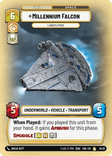 {SW-C}Millennium Falcon - Lando's Pride (16/20) [Shadows of the Galaxy Weekly Play Promo]