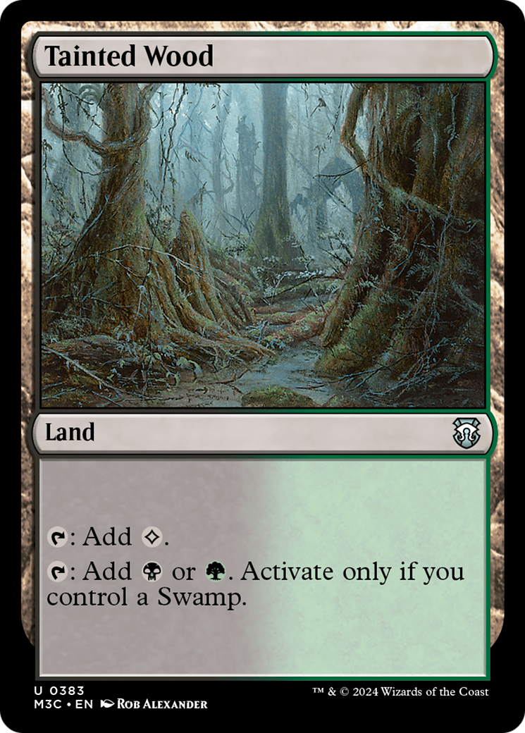 {C} Tainted Wood [Modern Horizons 3 Commander][M3C 383]