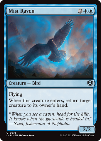 {C} Mist Raven [Innistrad Remastered][INR 076]