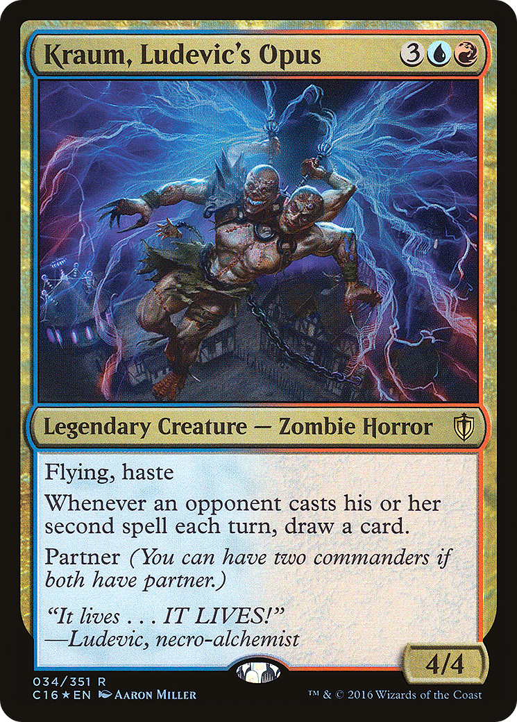 {R} Kraum, Ludevic's Opus [Commander 2016][C16 034] - Misty Mountain Games