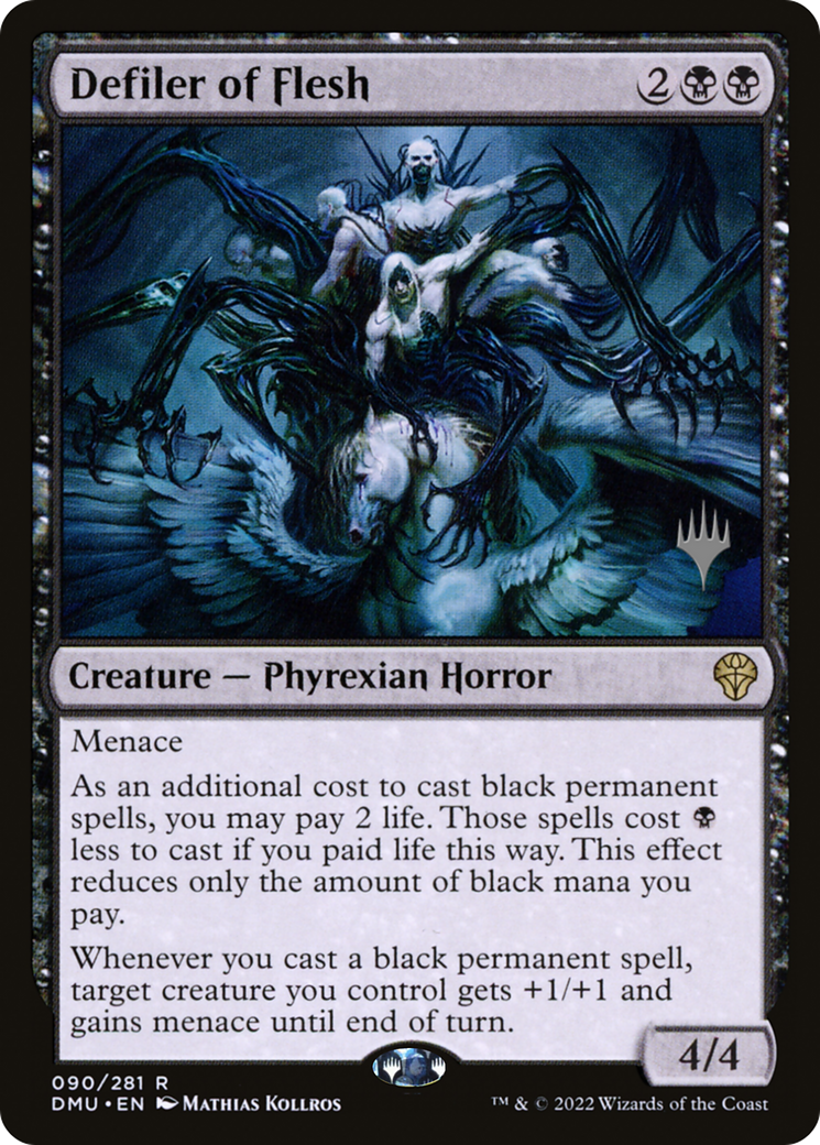 {R} Defiler of Flesh (Promo Pack) [Dominaria United Promos][PP DMU 090]