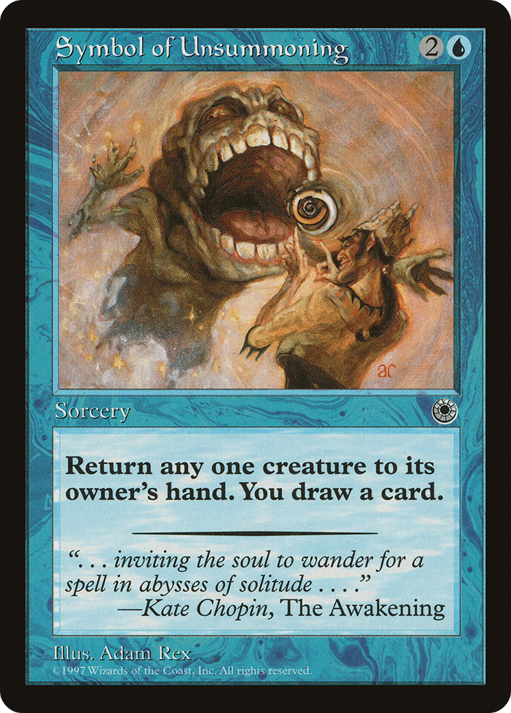 {C} Symbol of Unsummoning [Portal][POR 070]