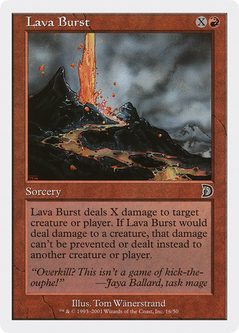 {C} Lava Burst [Deckmasters][DKM 016]