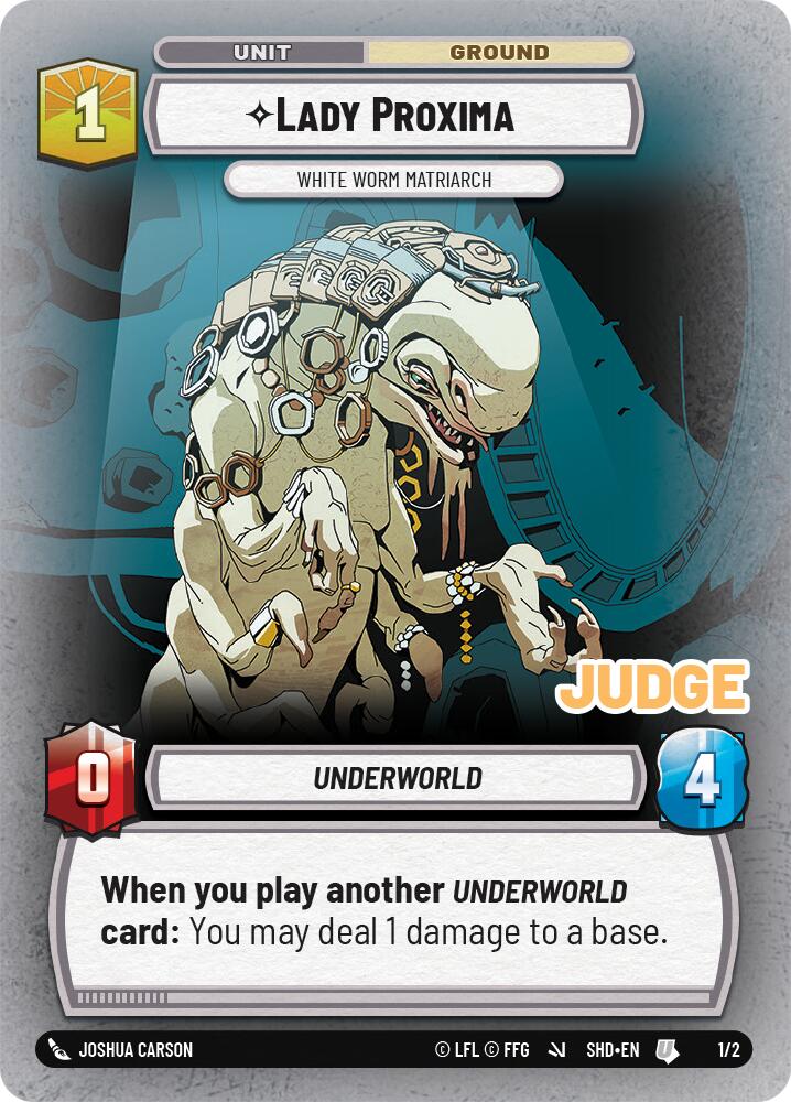 {SW-C}Lady Proxima - White Worm Matriarch (255/262) [Shadows the Galaxy Store Showdown Promo]