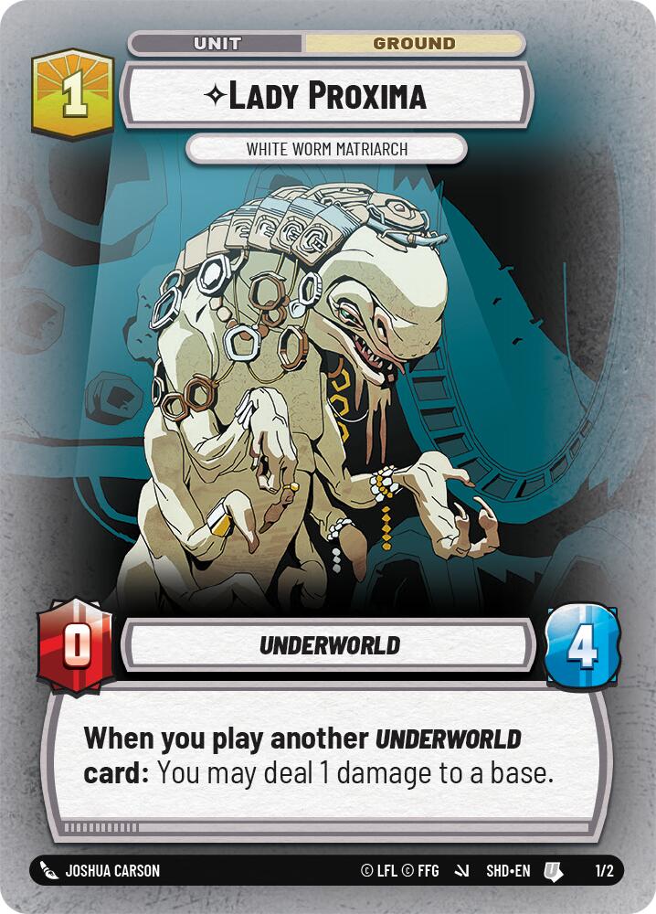 {SW-C}Lady Proxima - White Worm Matriarch (1/2) [Shadows the Galaxy Store Showdown Promo]