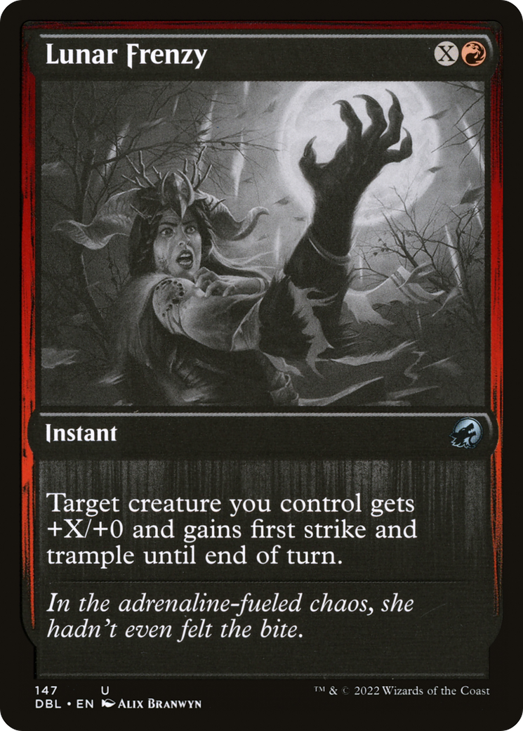 {C} Lunar Frenzy [Innistrad: Double Feature][DBL 147]